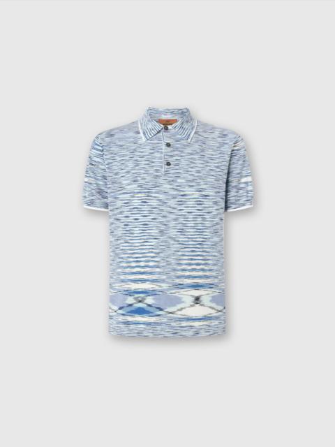 Missoni Slub cotton polo shirt