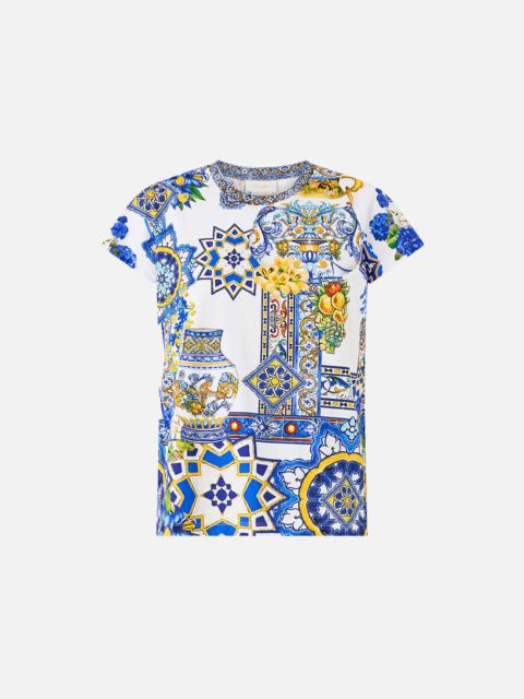 CAMILLA SLIM FIT ROUND NECK T-SHIRT