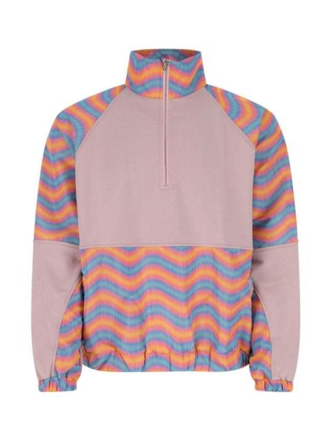 BLUEMARBLE Multicolor cotton and nylon oversize sweatshirt