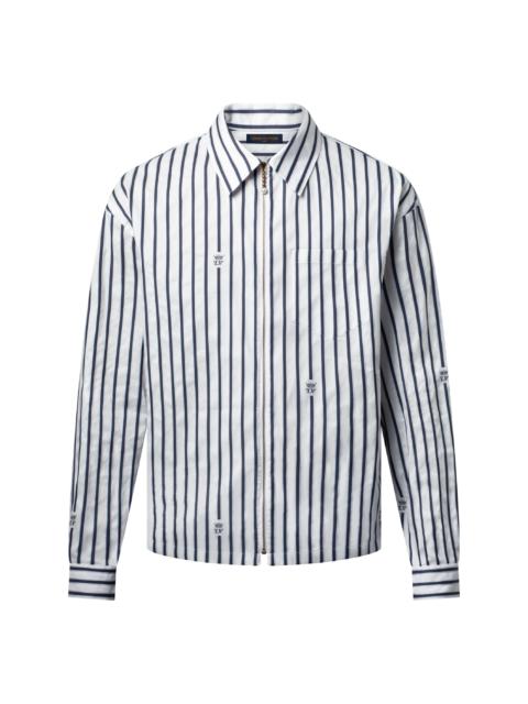 Louis Vuitton Long-Sleeved Zip-Up Shirt