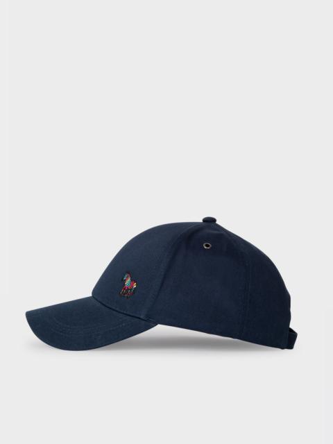 Paul Smith Women's Navy Zebra Logo Baseball Cap