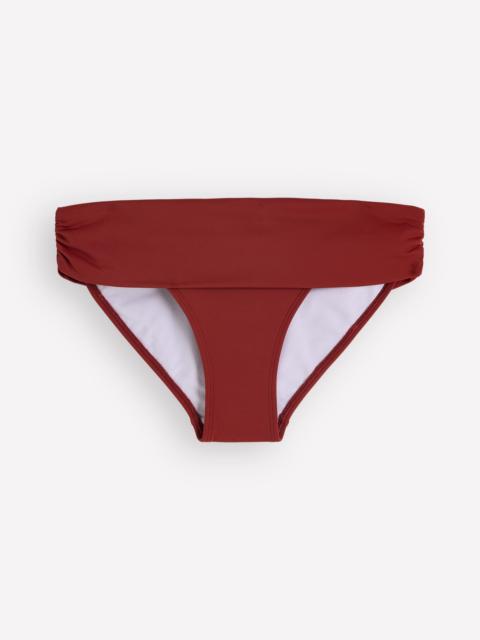BODEN Classic Fold Bikini Bottoms-Paprika