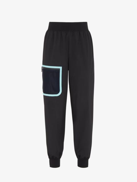 FENDI Black tech fabric pants