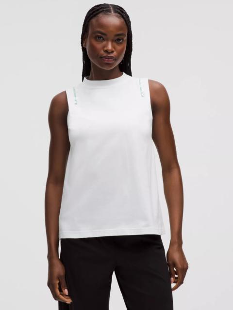 lululemon Cotton Jersey Stitch-Detail Tank Top
