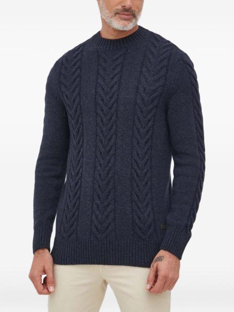Barbour cable-knit crew-neck sweater