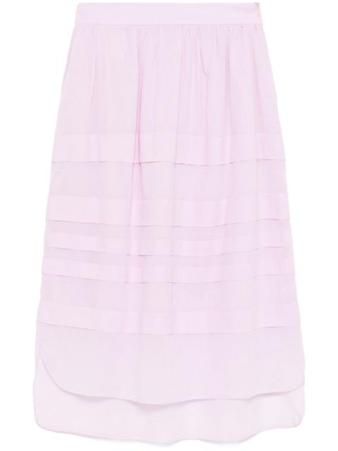 PESERICO cotton midi skirt