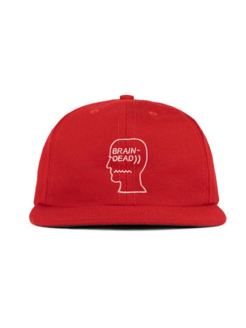 BRAIN DEAD Wool Logohead Hat - Red