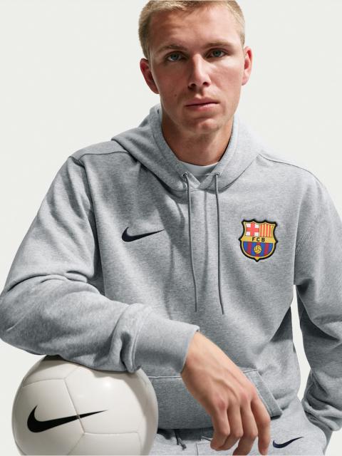 Nike FC Barcelona Club Men's Nike Soccer French Terry Pullover Hoodie
