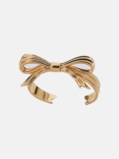 self-portrait STIFF BRACELET WITH BOW MOTIF