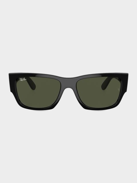 Ray-Ban RB0947 56MM Carlos Rectangular Sunglasses