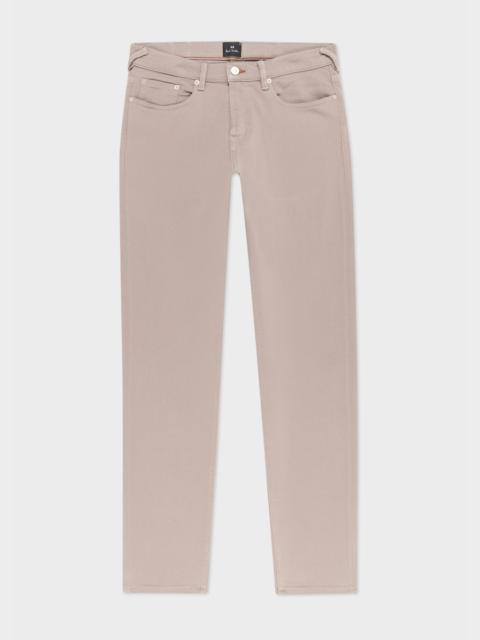 Paul Smith Washed Grey Tapered-Fit Garment Dyed Jeans