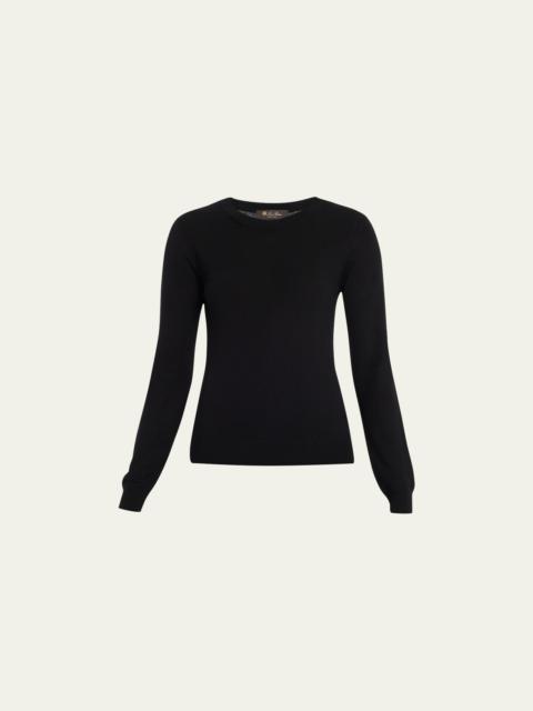 Loro Piana Long-Sleeve Cashmere Sweater