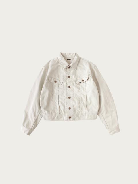 Kapital Vintage Satin Westerner (Regular) - Ecru