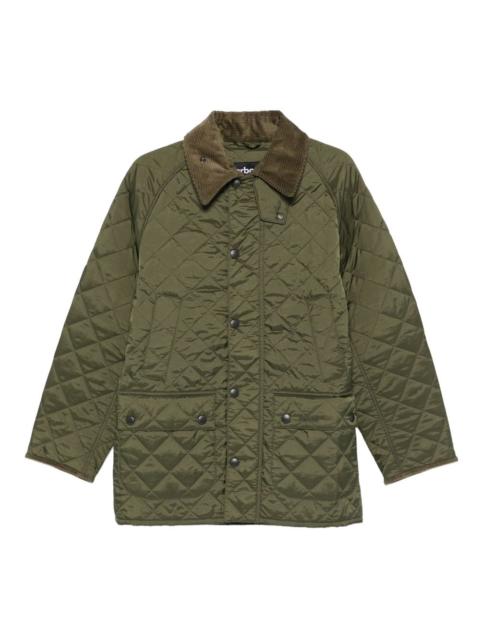 Barbour corduroy-collar coat
