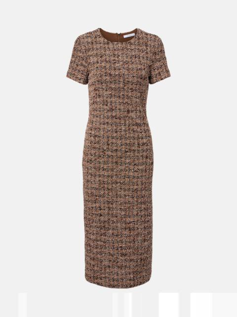 Max Mara Giugno cotton and wool-blend midi dress