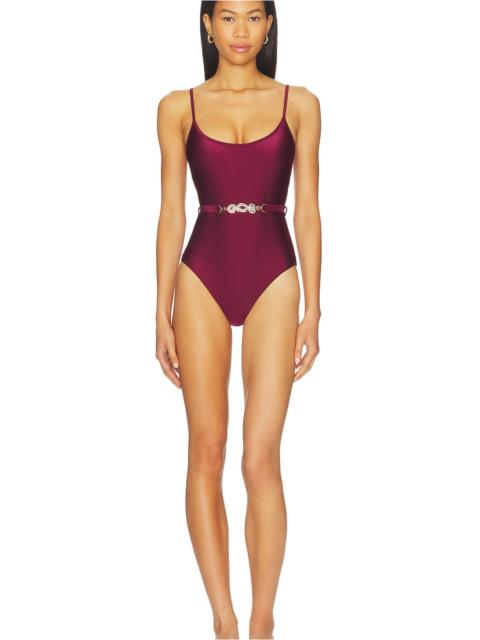 Awaken Belted Scoop One Piece Swimsuit