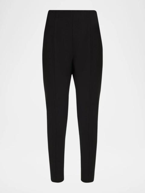 CAROLINA HERRERA Emilie Seamed Skinny-Leg Ankle Pants