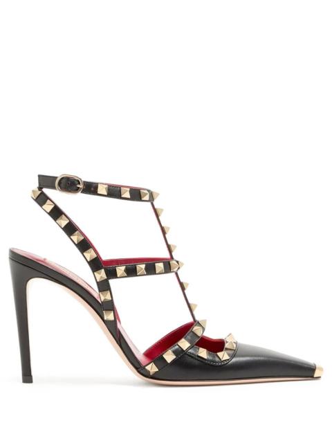 Valentino Rockstud Captoe Pumps in Kid Leather 100 mm