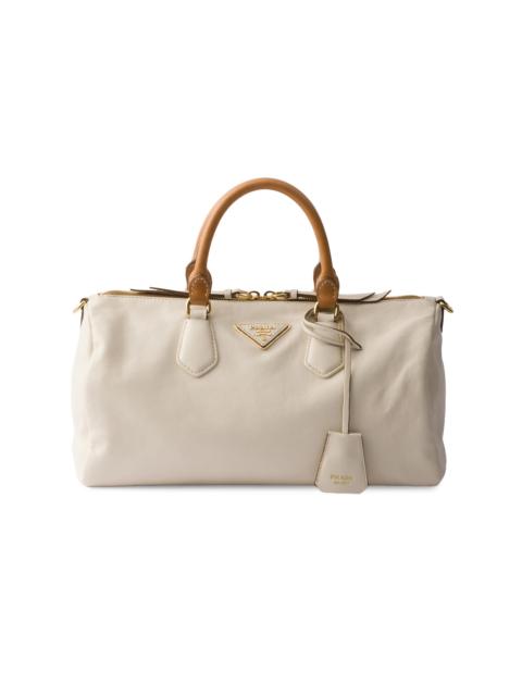 Prada Women's Leather Top-Handle Bag - White