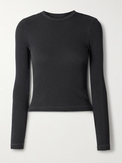 Citizens of Humanity Pilar Waffle-knit Cotton T-shirt