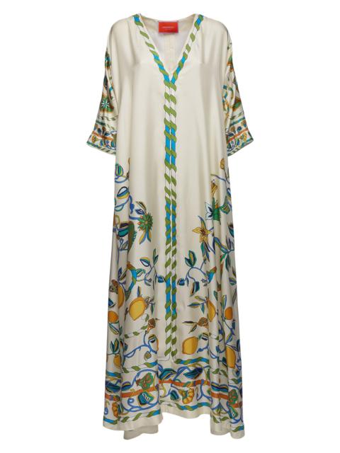 La DoubleJ Women's Muumuu Dress - Borboni Placee White