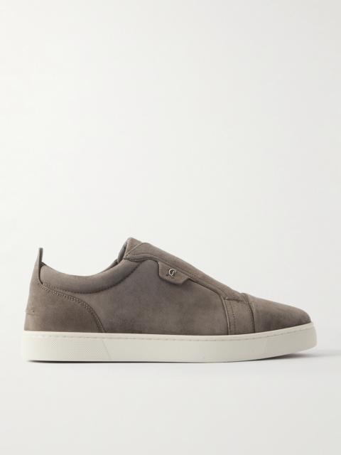 Christian Louboutin St Louis Suede Slip-On Sneakers
