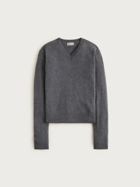 J.CREW Cashmere high V-neck sweater