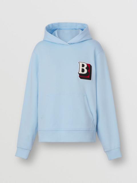 Burberry Letter Graphic Cotton Oversized Hoodie