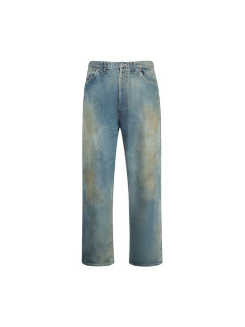A.PRESSE NO.37 WASHED WIDE DENIM PANTS