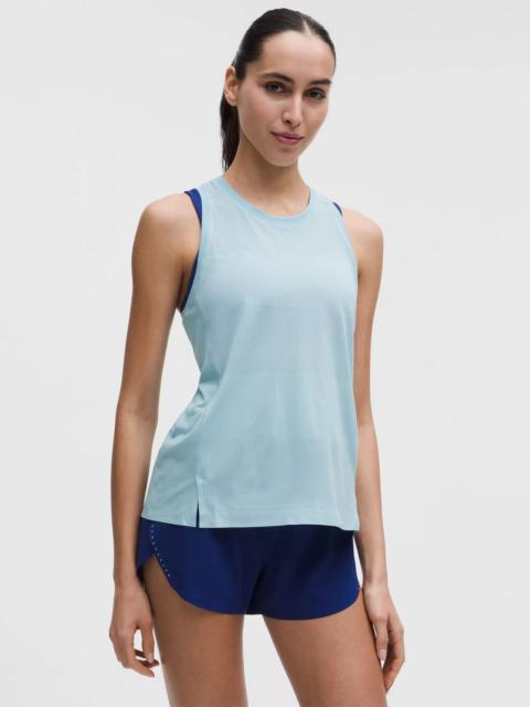 lululemon Fast and Free Singlet *Perforated Stripe