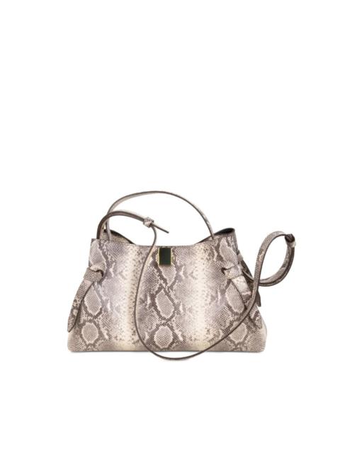 Yuzefi Gyoza snake-print tote bag