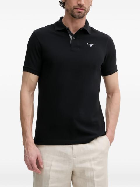 Barbour logo-detail polo shirt