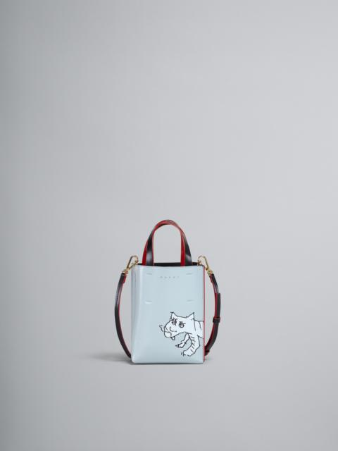 Marni MUSEO NANO BAG IN TIGER PRINT LEATHER