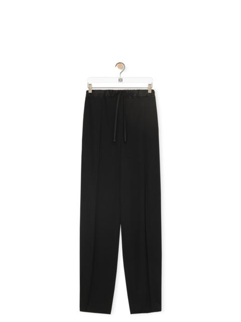 Balloon trousers in crepe jersey