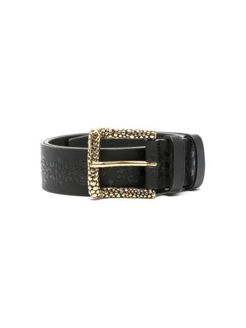 MAGDA BUTRYM embossed leather belt