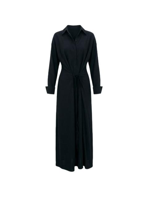 Sportmax tie-front shirt dress