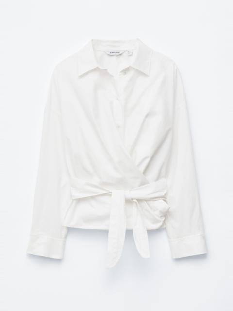 & Other Stories Tie-Waist Cotton Shirt