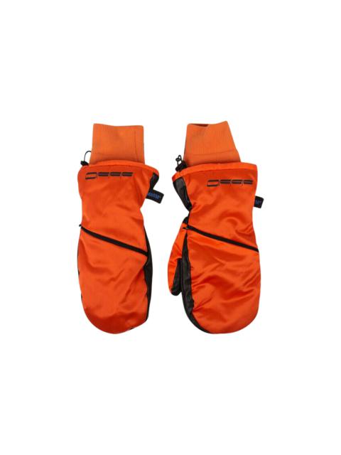 Off-White Off-White Bomber Mitten Gloves 'Orange/Black'