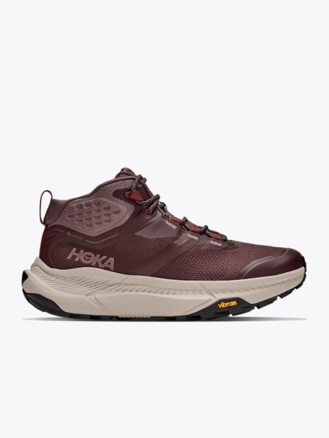 HOKA Women's Transport Hike GTX Shoes in Deep Mauve/Smoky Quartz