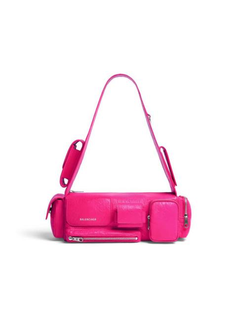 BALENCIAGA Superbusy Xs Sling Bag  in Bright Pink