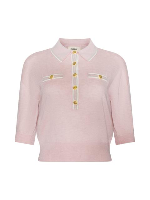 L'AGENCE Masaki Cropped Sweater