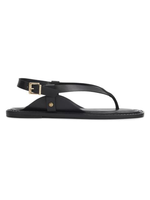 SCHUTZ Women's Lorraine 25MM Leather Sandals - Black