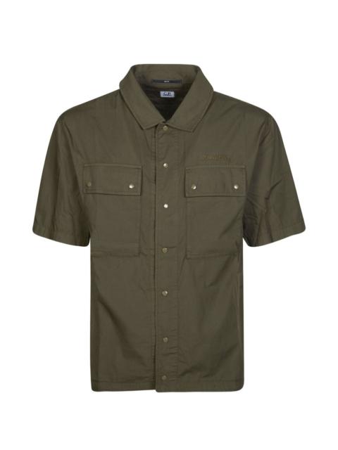 C.P. Company buttoned short-sleeve shirt jacket