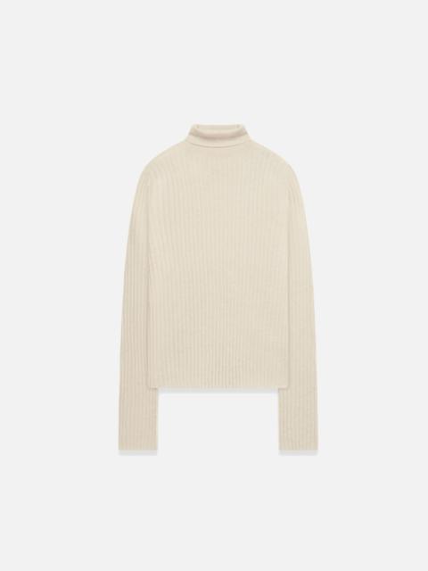 The Elder Statesman RIB KNIT WOMEN'S TURTLENECK