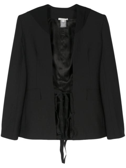 NENSI DOJAKA tie-fastening hooded blazer