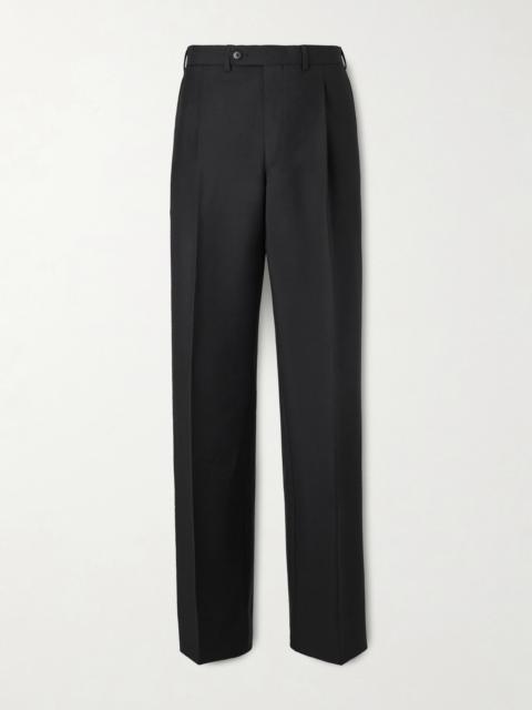 SAMAN AMEL Amo Straight-Leg Wool and Mohair-Blend Suit Trousers