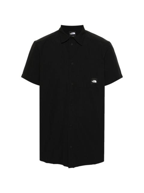 Murray logo-patch shirt