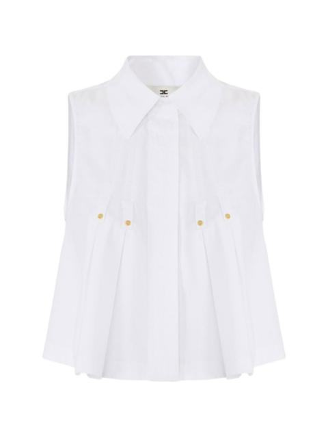 ELISABETTA FRANCHI pleated shirt