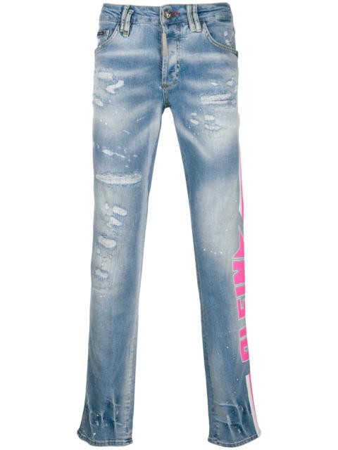 PHILIPP PLEIN Super Straight Cut Plein Star jeans