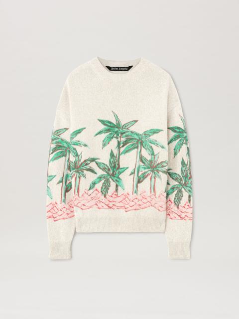 Palms Row Printed Sweater